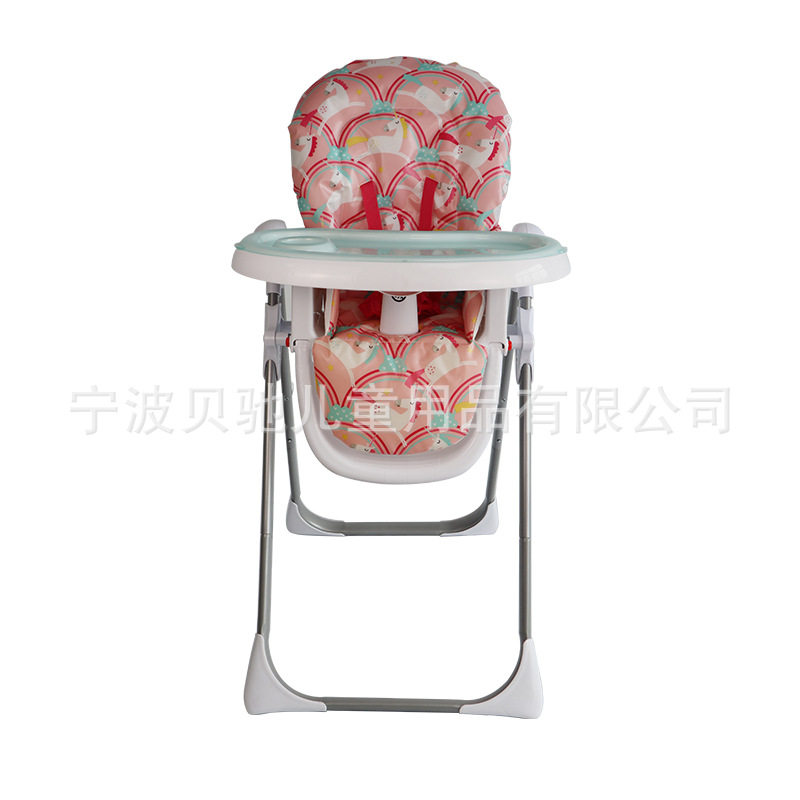 外贸出口可升降宝宝餐椅耐用款成长型儿童餐椅多功能可折叠便携式