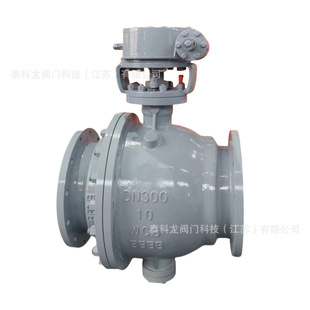 10C WCB DN300 蜗轮法兰球阀 手动 铸钢固定球式 Q341F