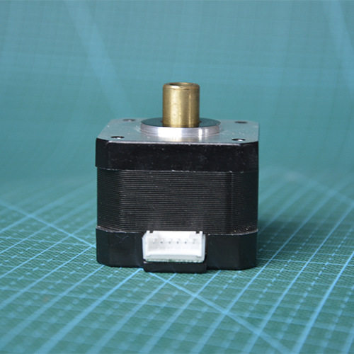 NEMA17马达42空心轴步进电机轴长12mm机身34/40空心轴内径6.2mm