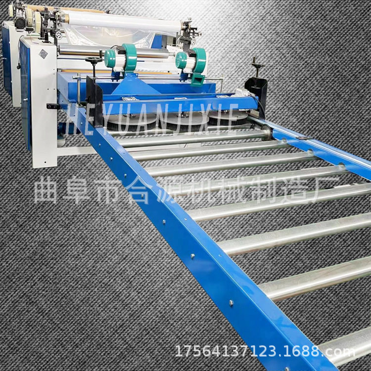 密度板竹炭共挤板PVC覆膜机图片