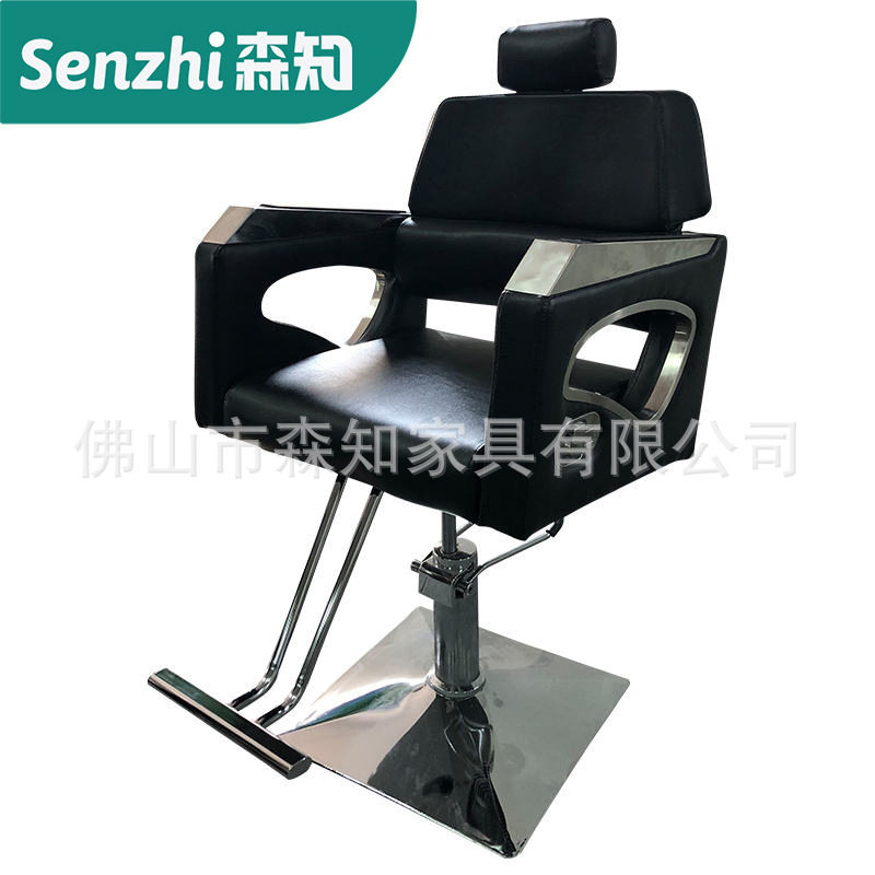 不锈钢可躺升降理发椅发廊专用