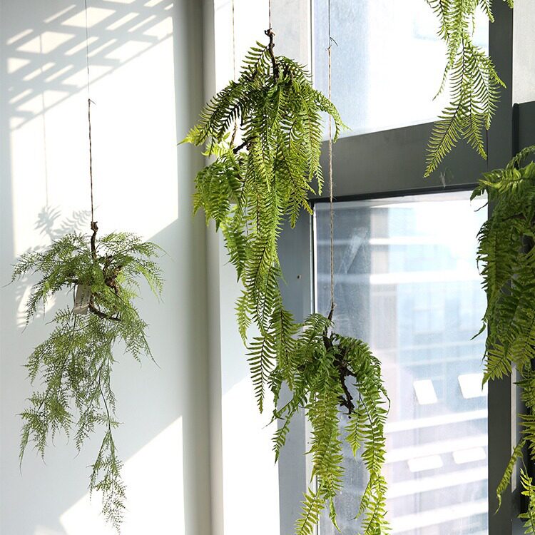 北欧室内装饰吊饰仿真绿植物空中挂饰家居花艺壁挂装饰