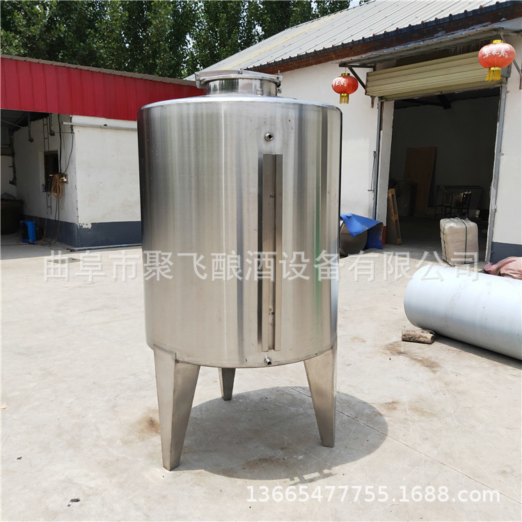 现货批发1吨2吨酒罐储存罐水罐化工罐  酒厂做酒设备煮酒锅接酒罐