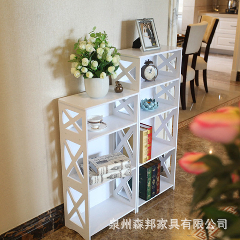 卫生间置物架落地式脸盆洗浴用品收纳架卧室层架书本摆放架子