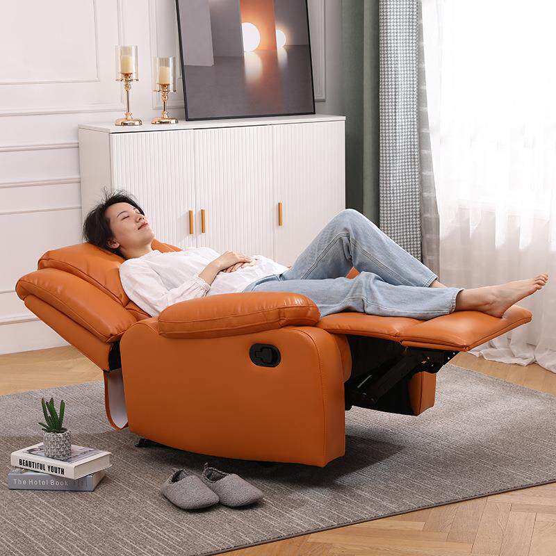 简约现代单人可躺手动沙发客厅阳台多功能放松休闲懒人午睡沙发椅