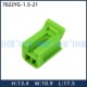 21汽车防水连接器接插件端子 7022YG 1.5 车用公母线束插头