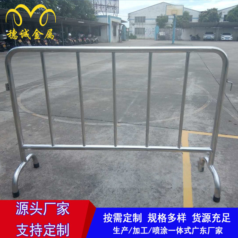 304不锈钢铁马护栏隔离栏移动安全栏杆交通施工防护围栏厂家供应