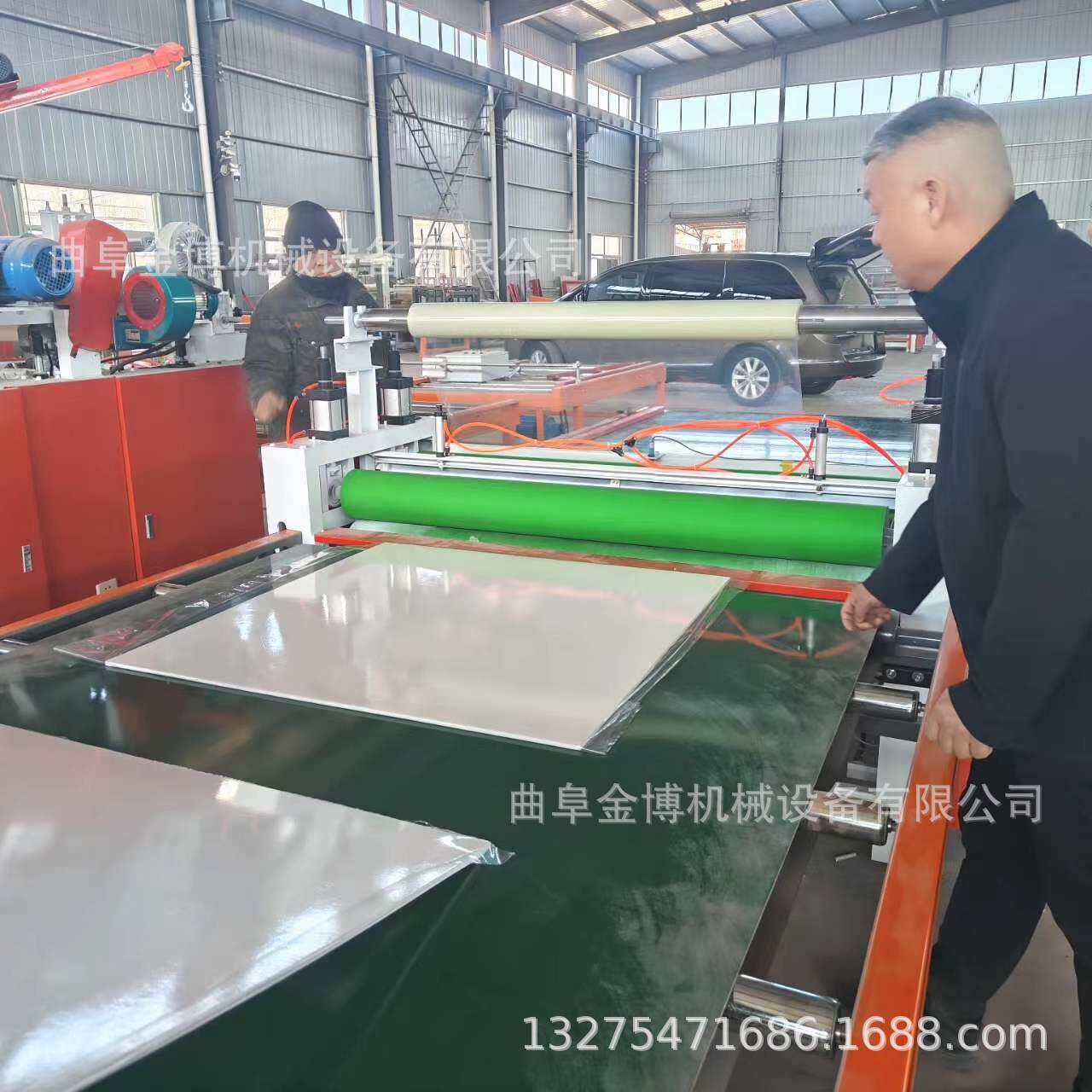 塑料板中空板表面覆膜机  亚克力板全自动保护膜覆膜机 自动断膜
