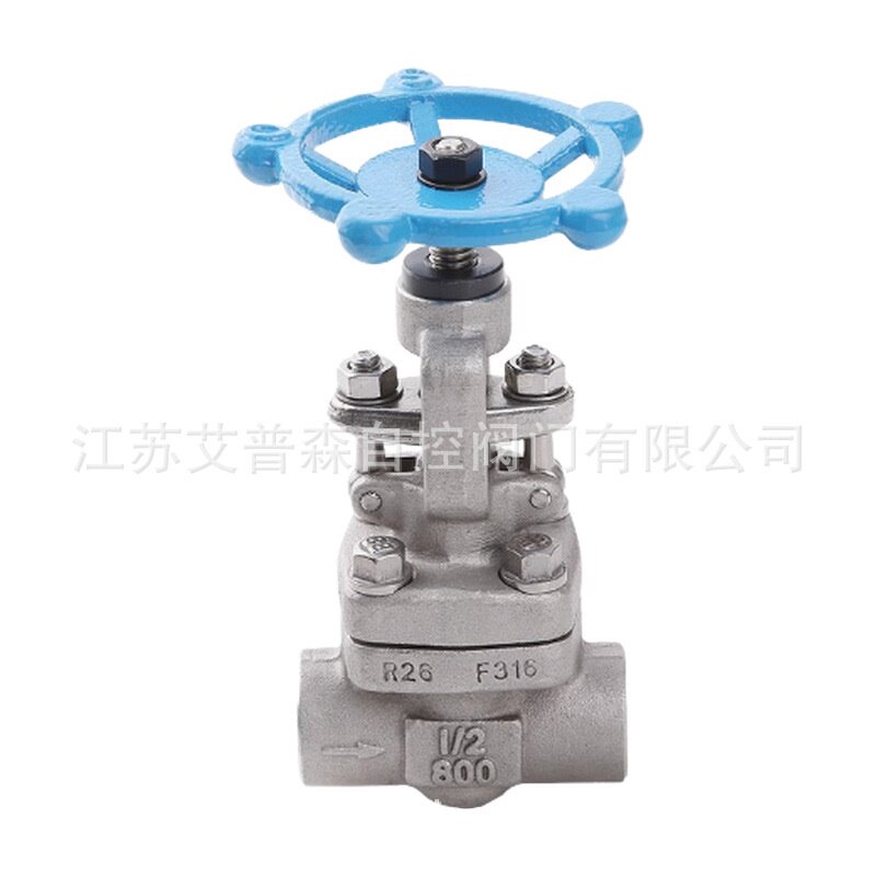 不锈钢承插焊闸阀J61W-800LBP-DN15锻钢法兰截止手动单向阀