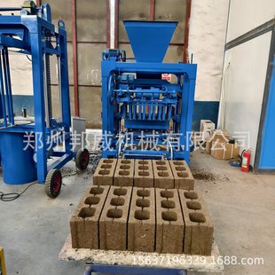 4-26型水泥砌块砖机生产线半自动路面砖水泥空芯实心免烧成型砖机