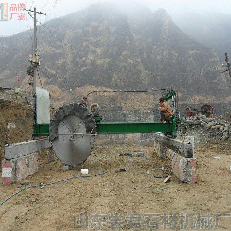 HQJ--1800碳素圆盘锯石机 贵州石材机械  自动型  碳素块桥式大锯