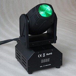 厂家批发户外LED10W迷你摇头光束灯 LED酒吧摇头光束灯摇头光束灯