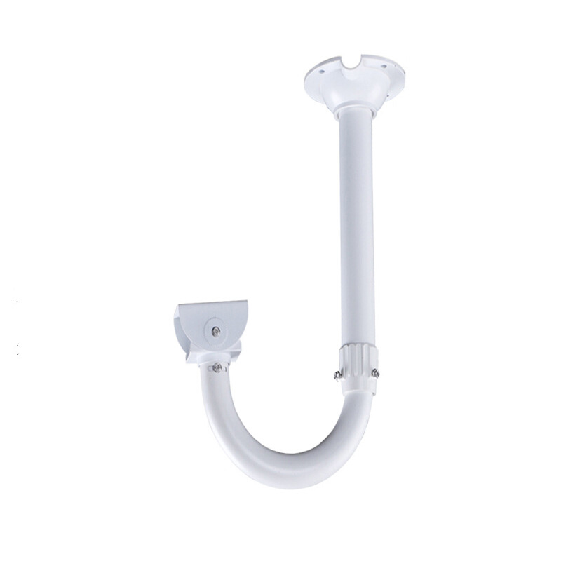 厂家直销粗管U型伸缩监控支架60-120cm铝合金户外防锈吊装枪机杆