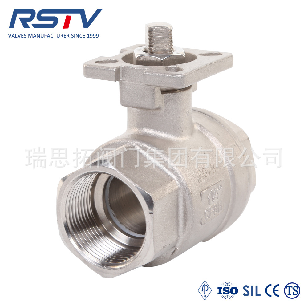 两片式高平台球阀2PC不锈钢电动气动球阀Q11F-1000WOG厂家直销