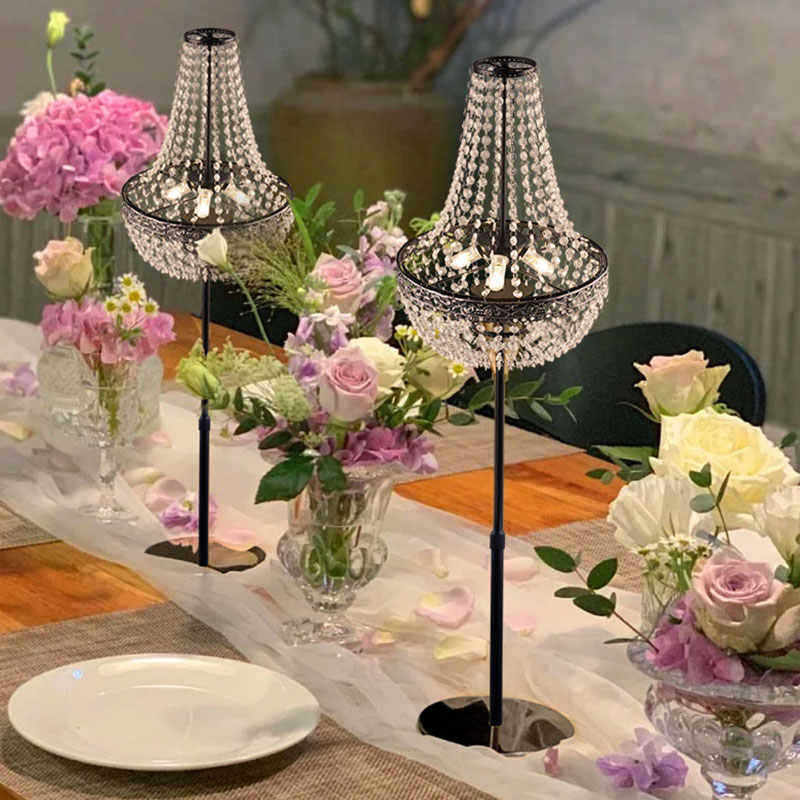 户外专用餐厅婚礼宴会公司年会布景防水组合亚克力台灯落地灯吊灯