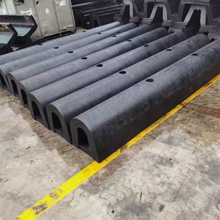 1000半圆形船舶防撞护舷 D300 码 头缓冲防撞船用D型橡胶护舷碰垫