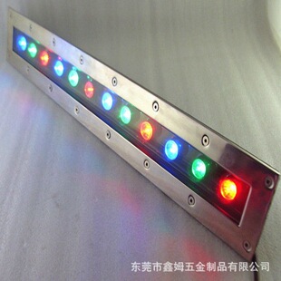 优质地埋灯质保三年不锈钢led长方形条形埋地灯透光IP68防水