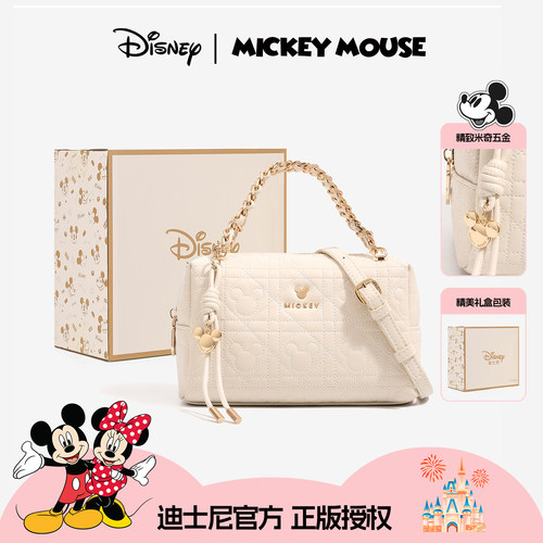 迪士尼米奇菱格链条包女设计款