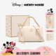 新年礼物 Disney迪士尼菱格链条包女设计百搭手提斜挎包通勤