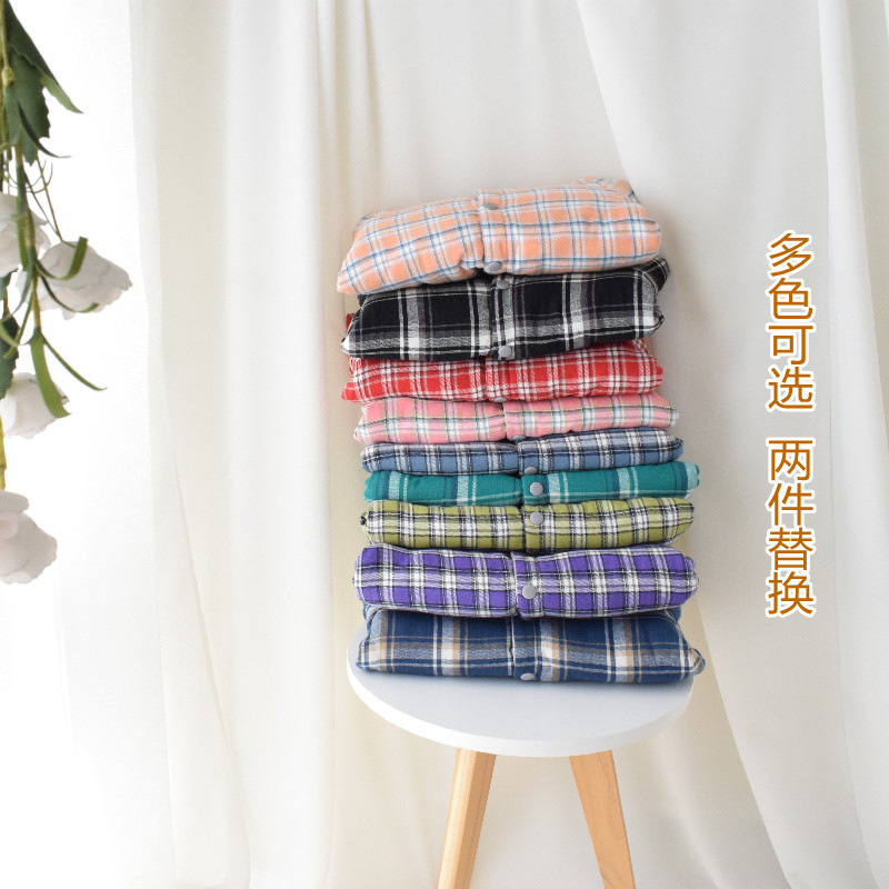 儿童棉衣秋季外套男女童小学校服内胆冬季休闲格子棉服校服棉内胆