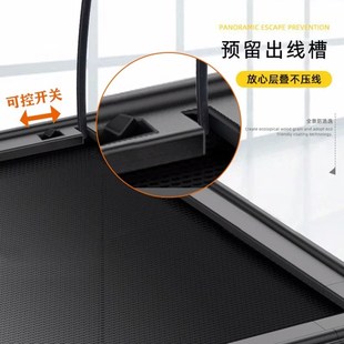 BG树栖树蛙睫角爬宠饲养箱玻璃生态雨林造景缸蛇蜘蛛寄居蟹饲养盒