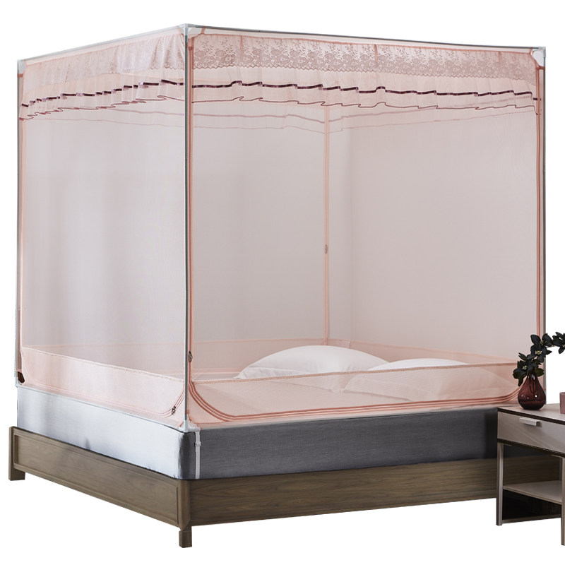 床上蚊帐家用儿童防摔床围栏2/1.5米1.8m床蒙古包免安装夏季加厚,床上用品,蚊帐,淘宝优惠券,粉丝福利购,淘宝优惠卷