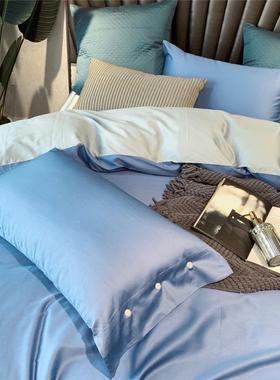 纯棉床品四件套60ABRS长棉家床店单被单枕套绒纺民宿酒布草