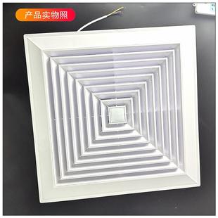 顶式排气扇功石膏板天花板OHG率排风大扇600×600矿棉板吸吊顶换