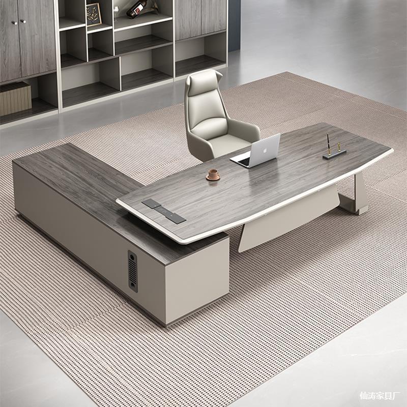 简约现代大气总裁大班台