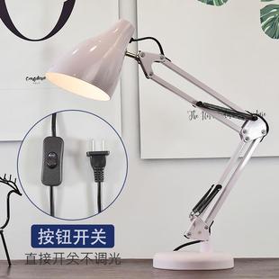 V皮克斯金属老5灯式钨丝泡白炽灯台灯可调习光书桌学学968生护眼