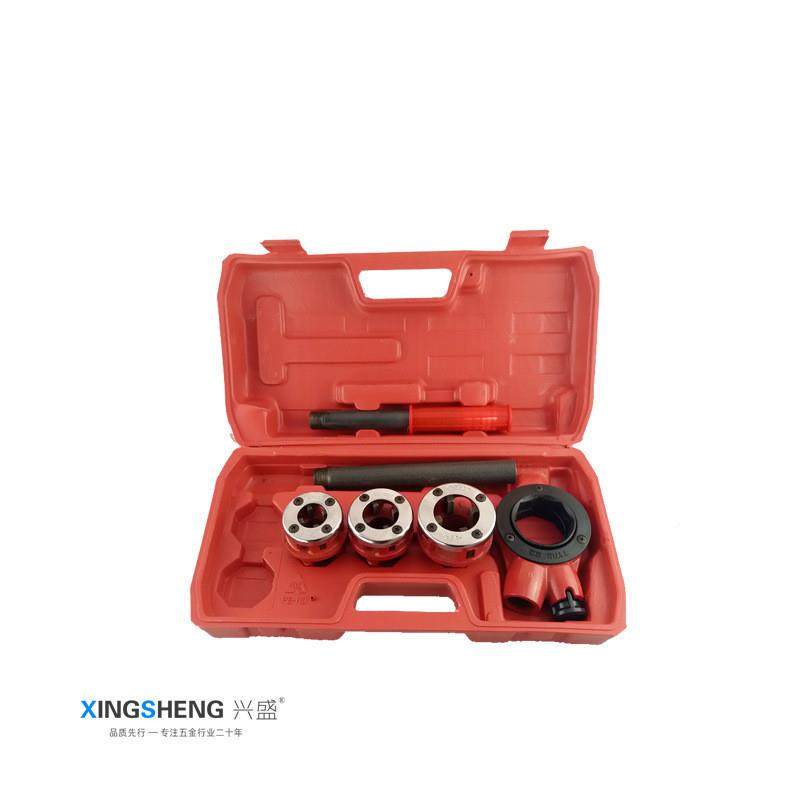 63型型管子铰2板扳手手水管套丝机动丝锥绞板IVP6轻管子铰板