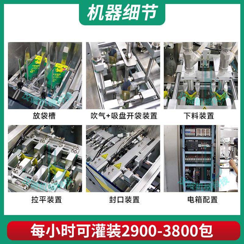 水式袋液给体HC-420CD袋灌装机自立袋果浆给袋式包装机预制果汁包
