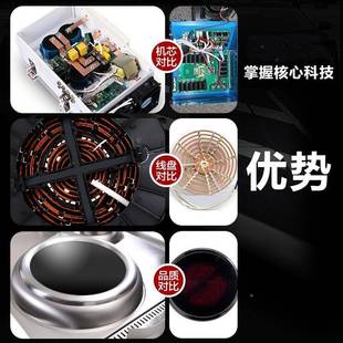 酒爆炒电炒炉15k商w学校店食堂厨房磁灶商业电饭HSS-125B店大功率