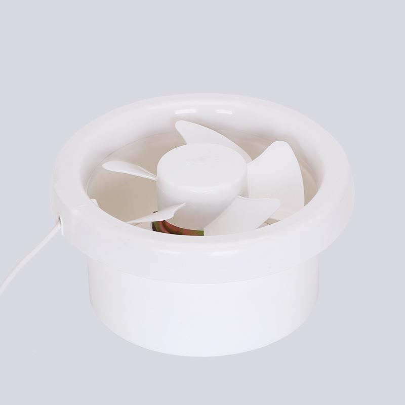 静音STP卧室餐风厅厨房圆形管道气扇卫排间客厅排扇挂生墙式百叶