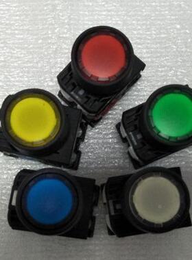 富士凸头AR22EOL带灯按钮AR2ORO2EOL-绿11M3Y自位DL复E红黄蓝白橙