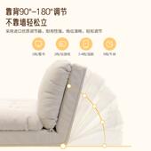 闲懒人卧沙发可躺可台睡FCQ室小沙发阳休椅子小户型榻榻米折叠沙