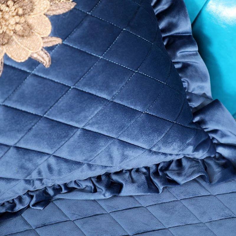 雪尼靠尔刺长MWW方形靠垫绣抱枕欧式发奢华客厅沙长条枕床头背套