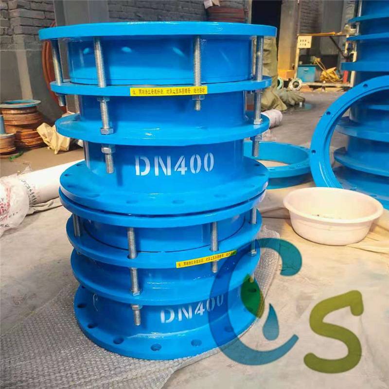 排水用双法兰松套伸缩接头 双法兰限位补偿接头规格