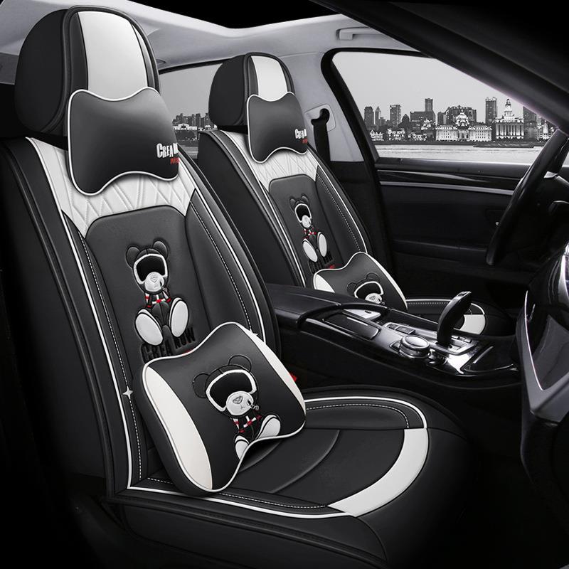 卡汽车坐季WGD垫四通用座套全包围垫货座车单座全皮新款通车座套