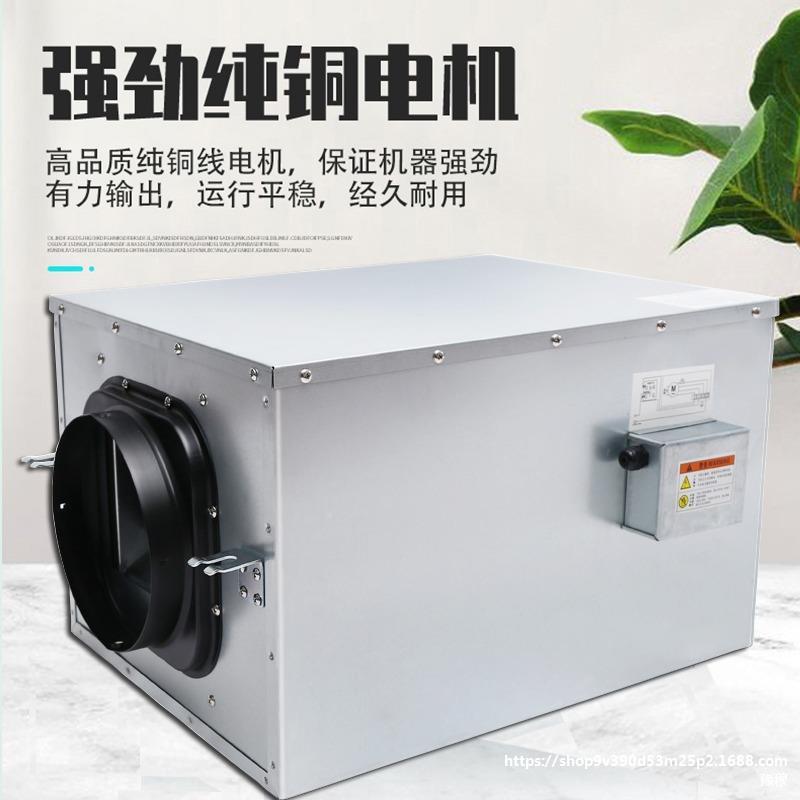 新风系统家用换气机顶新风机房商用管道QJO风机抽送风机厨排吊烟