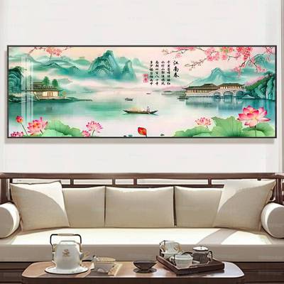 m65221春【进口棉布】娜丽莎皇室十字绣新江南色款中蒙式清新古韵