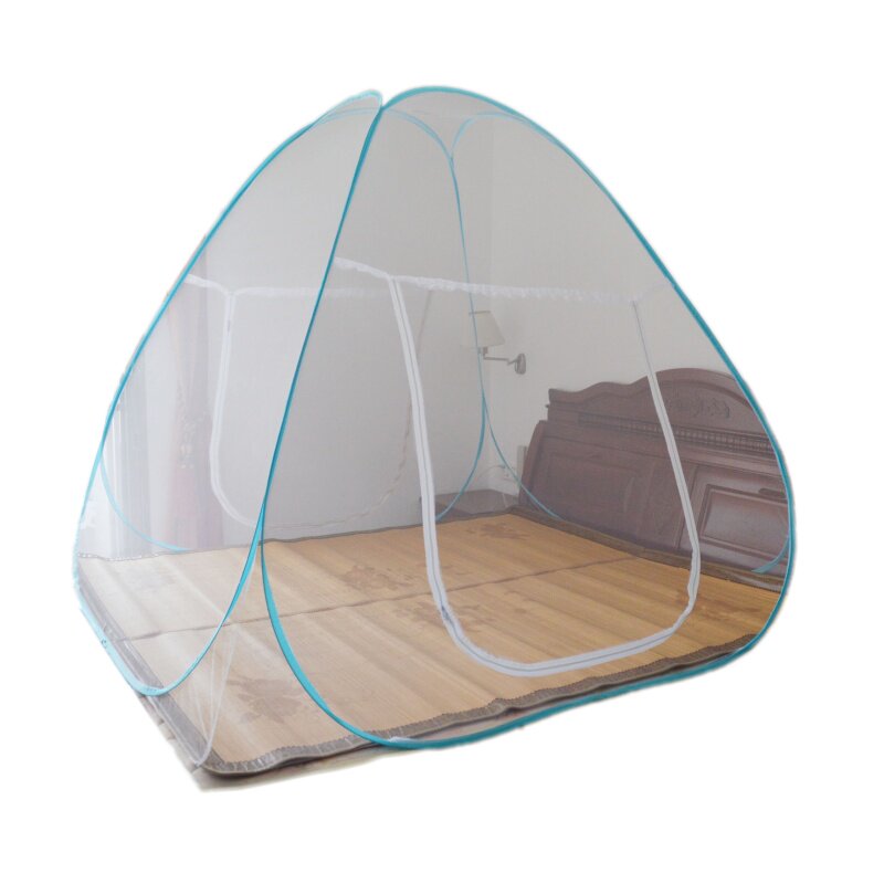 学生免安装蒙古包蚊帐1米折叠宿舍寝室上下铺单人床魔术钢丝包邮