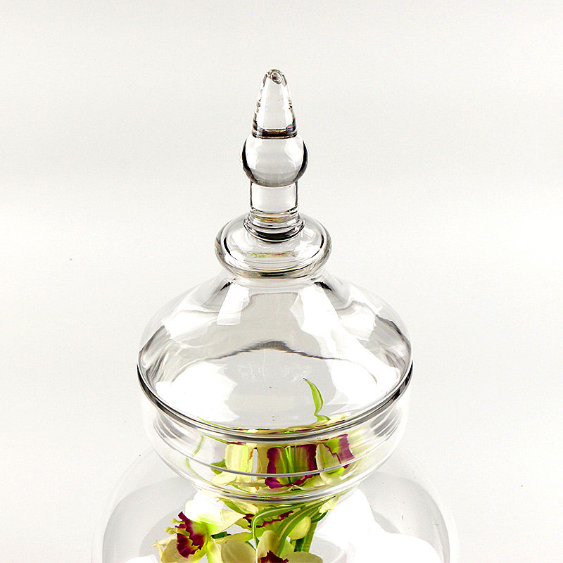 欧式玻璃糖果储物罐白糖缸婚庆装饰摆件干果零食品收纳瓶杂粮罐子