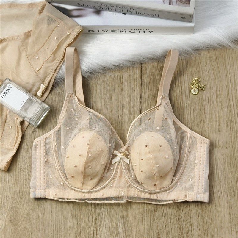 兔耳朵水晶杯纯欲蕾丝内衣超薄聚拢透气大胸显小防下垂法式文胸罩,女士内衣/男士内衣/家居服,文胸,淘宝优惠券,粉丝福利购,淘宝优惠卷