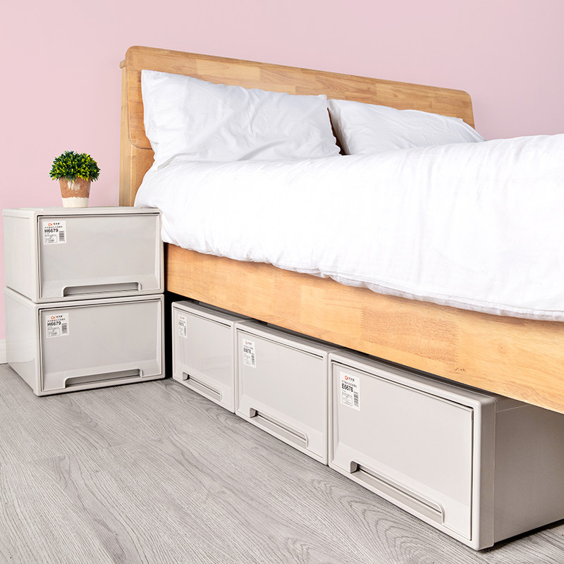 床底收纳盒塑料实色抽屉式特大号床底下收纳箱被子衣物储物箱家用,收纳整理,收纳箱,淘宝优惠券,粉丝福利购,淘宝优惠卷