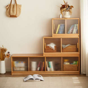 实木飘窗柜地柜可坐收纳柜阳台柜矮柜带门长条柜储物柜炕柜榻榻米