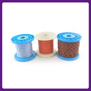 航空导线镀银高温绕包线四氟薄膜AFR250 0.08mm超细软 0.035平方7