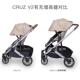 UPPAbaby Vista Cruz增高器配件婴儿车上座位睡篮连接器加高13CM
