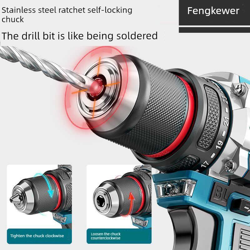 21V无刷Makita通用锂电钻金属卡盘无刷小钢炮可充电手钻