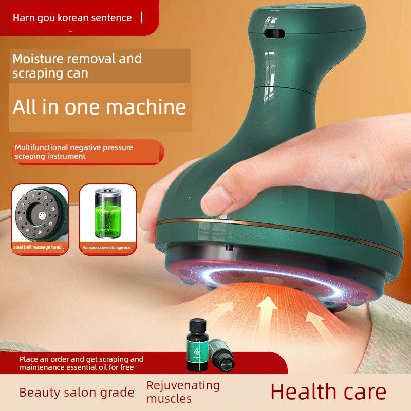 韩国电动刮痧仪、背肩颈拔火罐、经络刷、全身通络疏导按摩神器